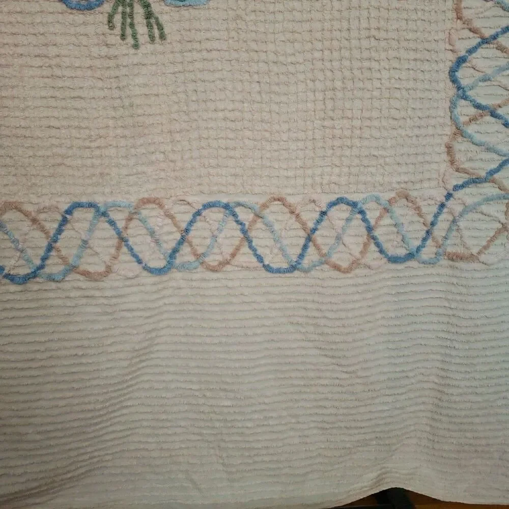 Vintage Chenille Bedspread 87
